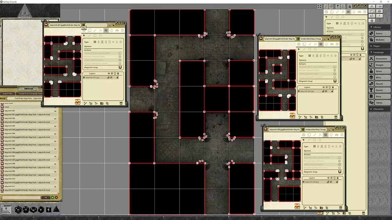 Pathfinder RPG: Map Pack - Labyrinths | Roleplaying Games